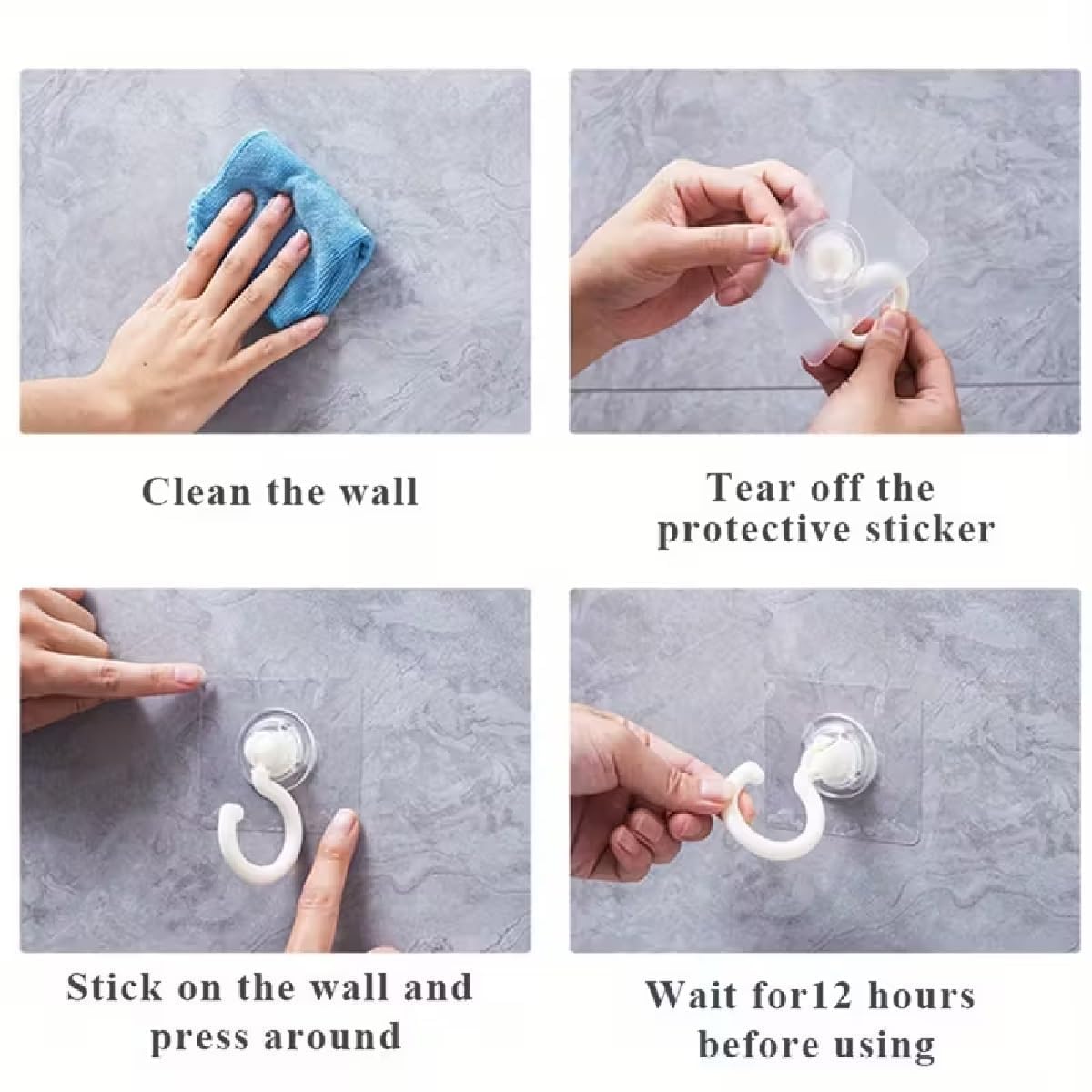 360° Rotating Self-Adhesive Wall Hook