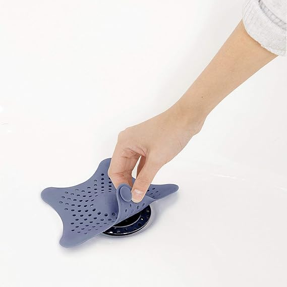 Silicone Star Sink Drain Protector - Kitchen & Bathroom (G)
