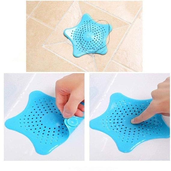 Silicone Star Sink Drain Protector - Kitchen & Bathroom (G)
