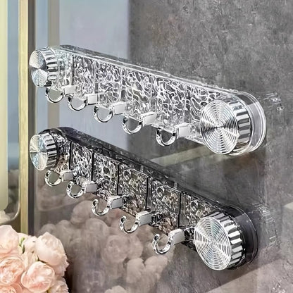 Crystal Adhesive Wall Hook Rack (Premium)
