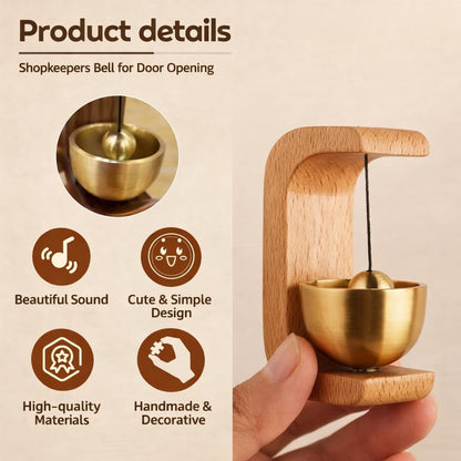 Wooden Frame Hanging Bell – Soothing Sound