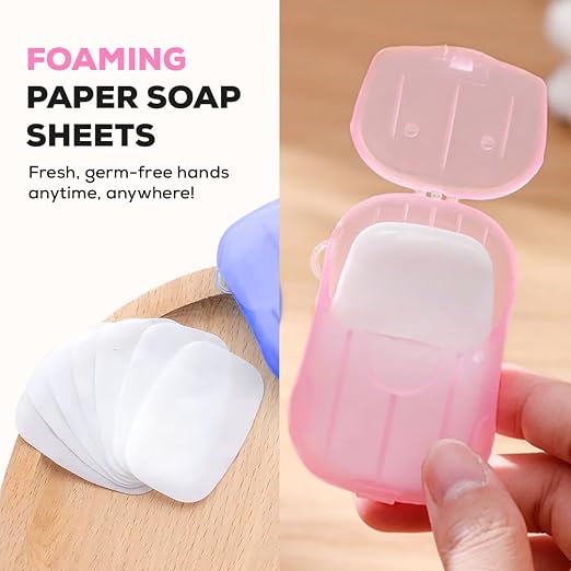 Travel Paper Soap Sheets - Personal Care Mini Box