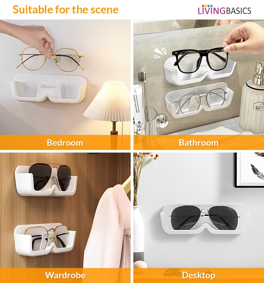 Wall Mounted Specs Holder | Adhesive Glasses Stand
