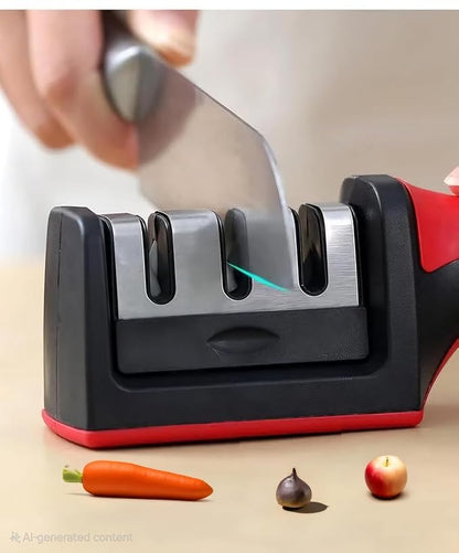 Premium 4-Stage Multi-Function Kitchen Knife Sharpener (G)