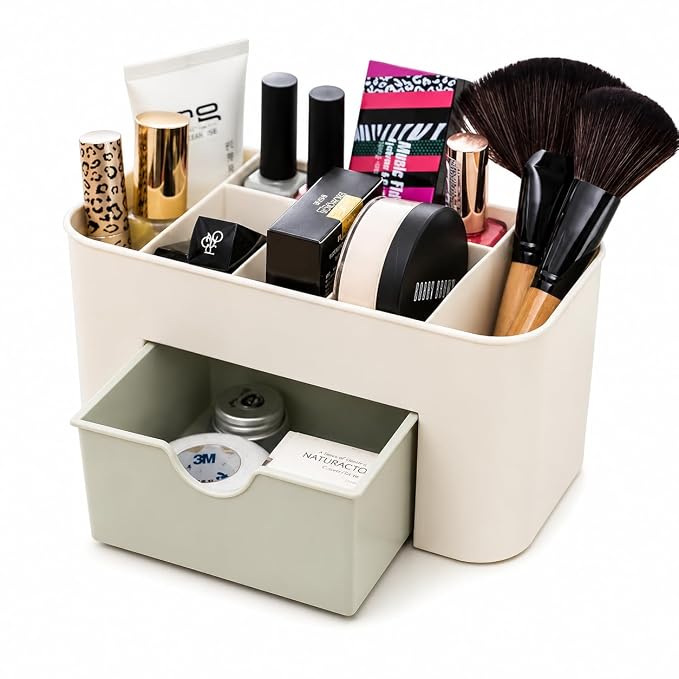 Makeup Organizer Multi-Compartment Storage Box