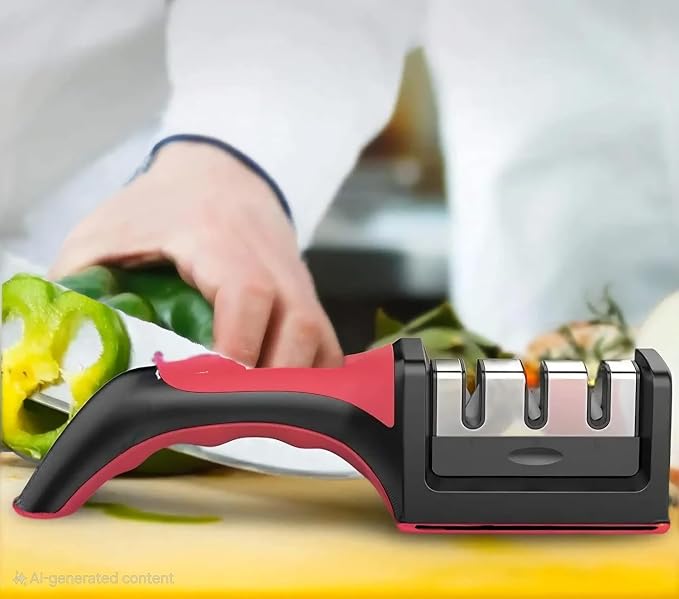Premium 4-Stage Multi-Function Kitchen Knife Sharpener (G)