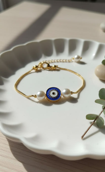 Guardian Pearl Evil Eye Bracelet [Limited Stock]