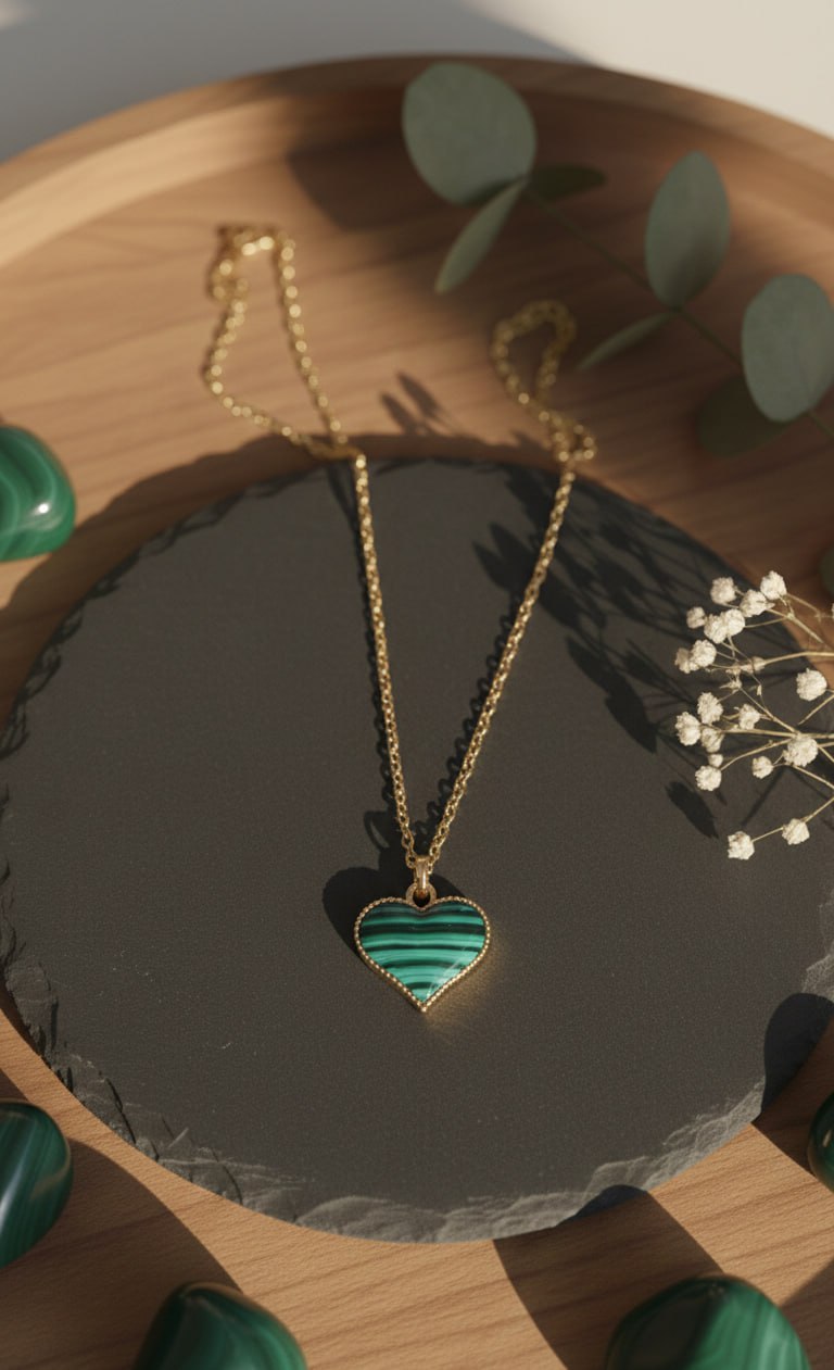 Heart Stone Necklace