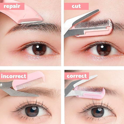 Multi-Purpose Eyebrow Trimming & Grooming Scissors (G)