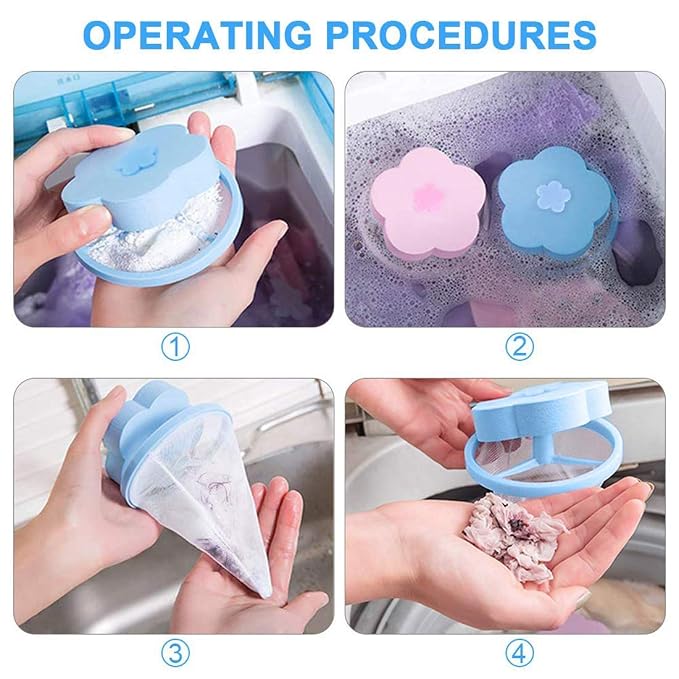 Washing Machine Floating Hair Lint Catcher - Mesh Filter (G)