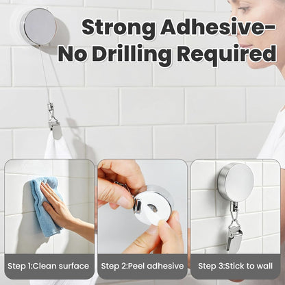 Stainless Steel Towel Clip Holder (G)