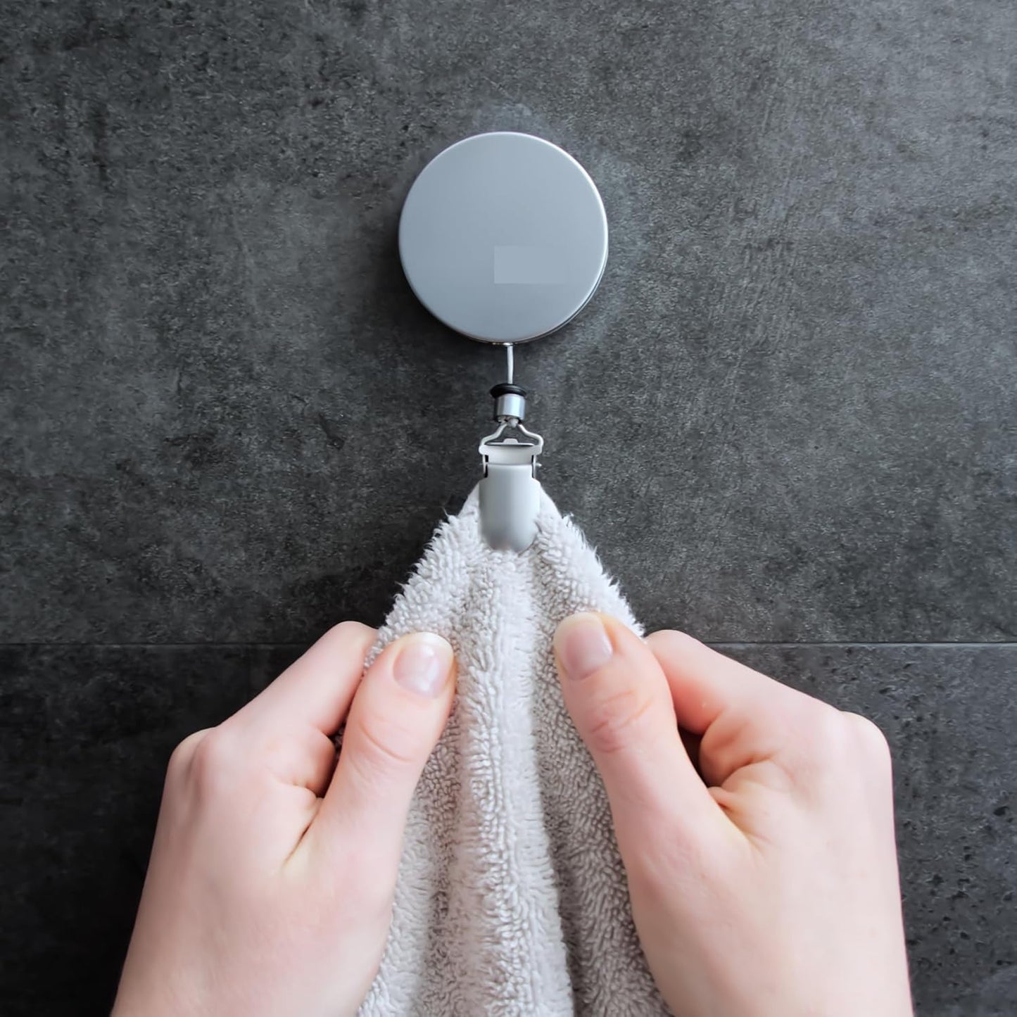 Stainless Steel Towel Clip Holder (G)