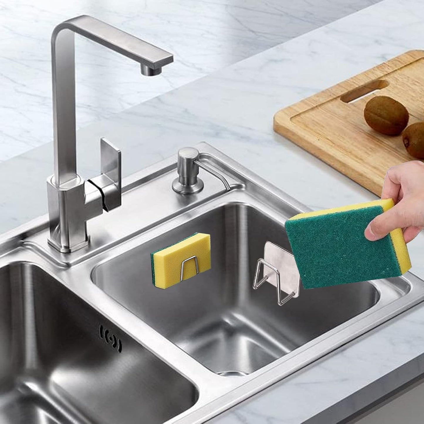 Rustproof Stainless Steel Sink Sponge Holder