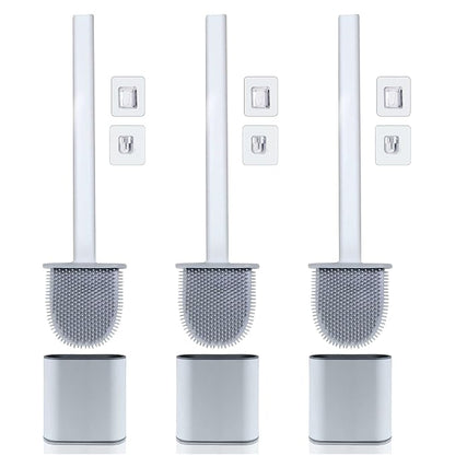 Silicone Toilet Brush for Hygienic Bathroom Cleaning