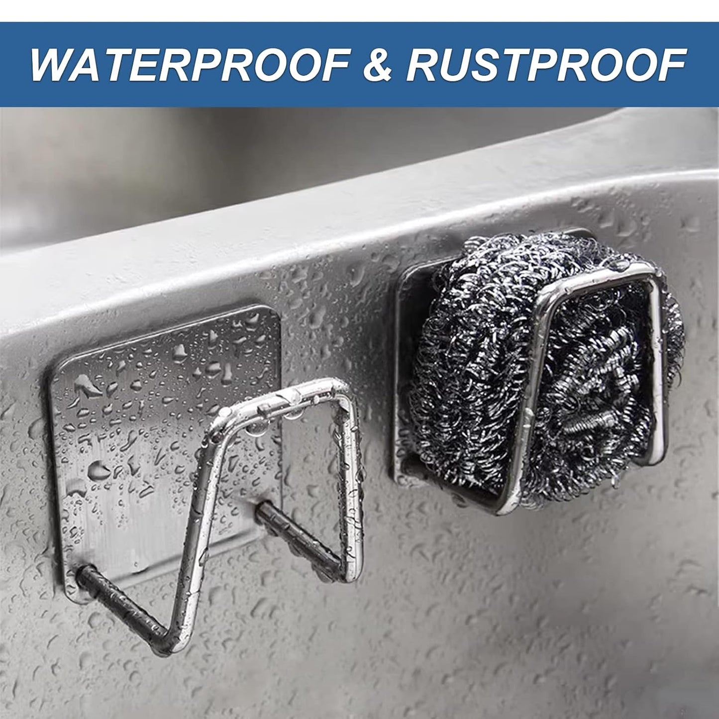 Rustproof Stainless Steel Sink Sponge Holder