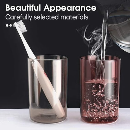 Double Cup Wall Mounted Toothbrush Organizer