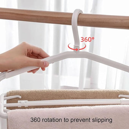 Multi-Purpose Extendable Clothes Hanger for Travel & Home