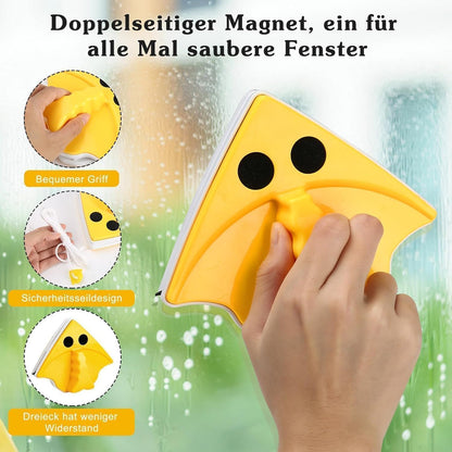 Magnetic Double-Sided Window Cleaner - Premium Quality