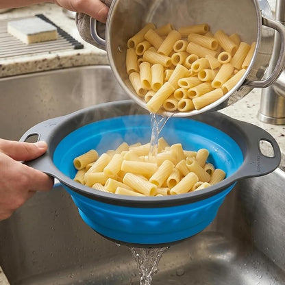 Silicone Kitchen Strainer Basket Easy Washing Solution