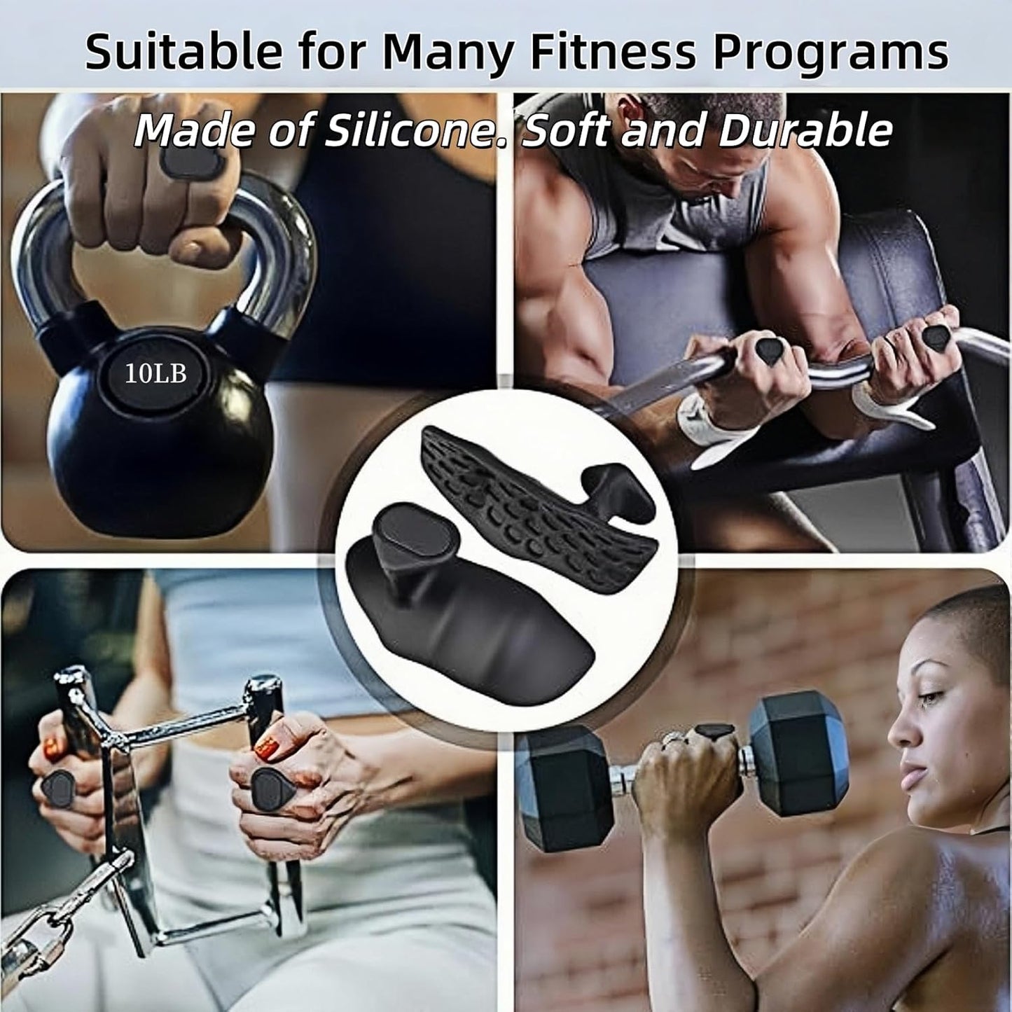 Anti-Slip Silicone Gym Grips