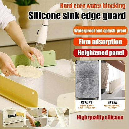 Silicone Sink Splash Guard with Strong Suction Base