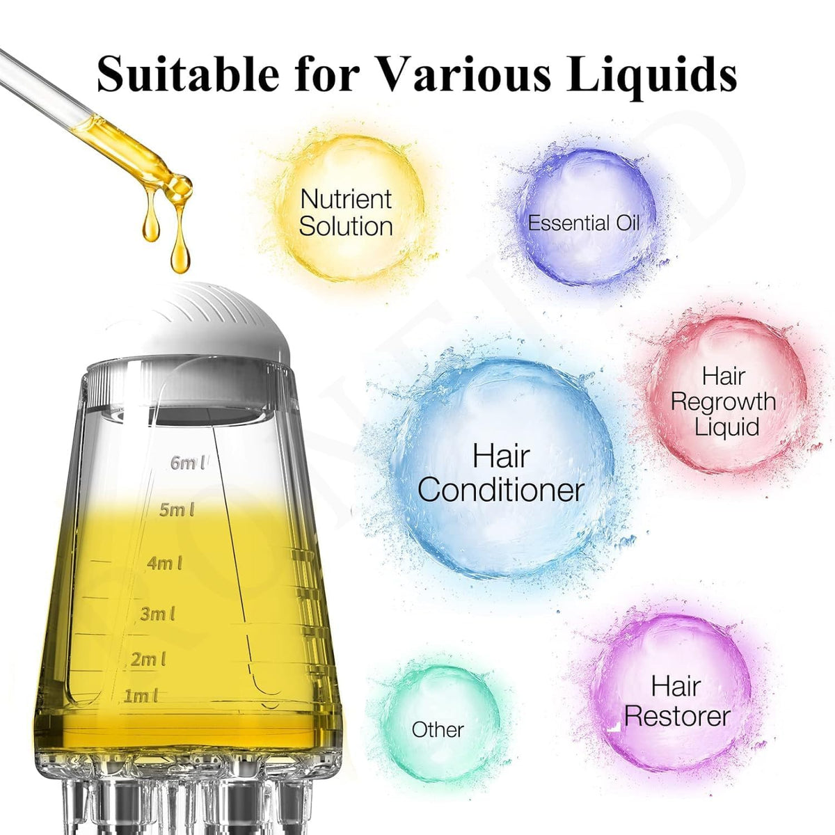 Hair Oil Applicator Comb for Easy Scalp Care