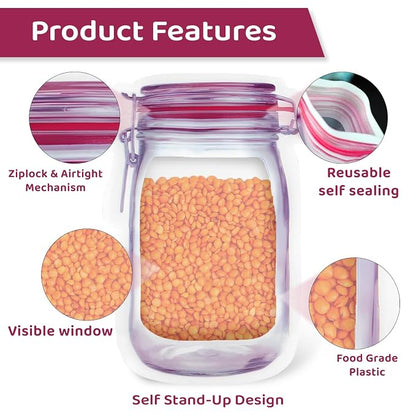 Premium Stand-Up Food Storage  –  Airtight Pouches