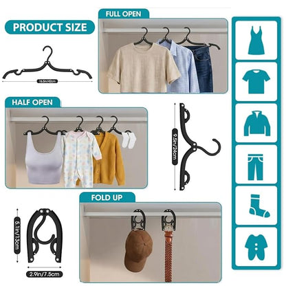 Premium Foldable Clothes Hangers –  Storage Solution