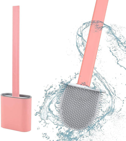 Silicone Toilet Brush for Hygienic Bathroom Cleaning