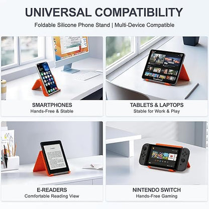 Flexible Silicone Phone Stand - Multi Angle Adjustable