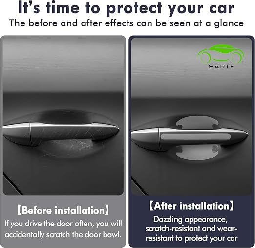Car Door Handle Protector - Transparent Guard