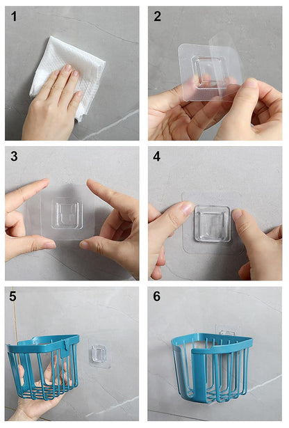 Self Adhesive Toilet Paper Holder Bathroom Organizer
