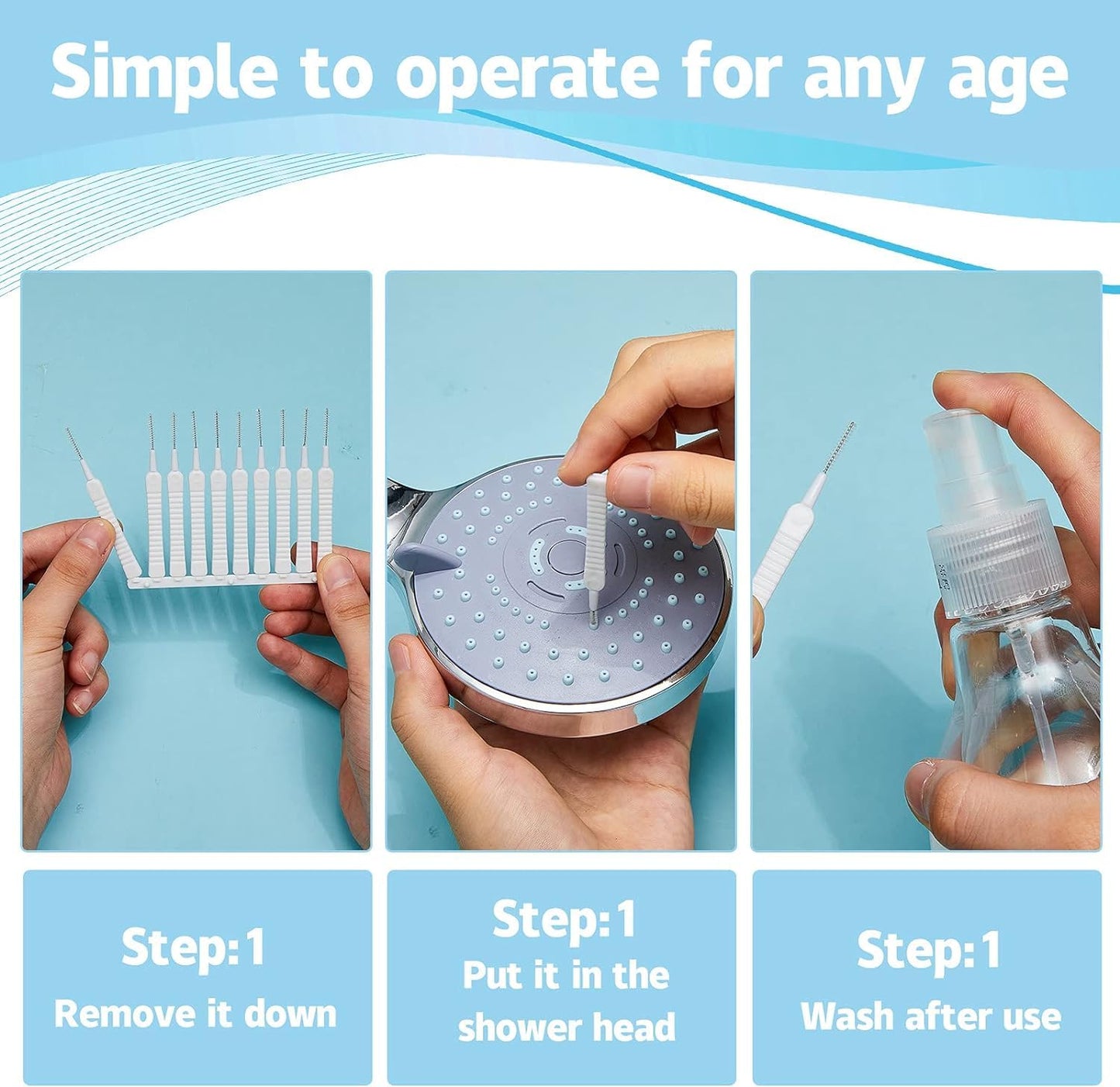Multipurpose Shower Head Cleaning Brush For Home & Kitchen (G)