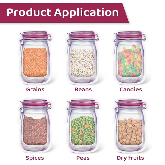 Premium Stand-Up Food Storage  –  Airtight Pouches