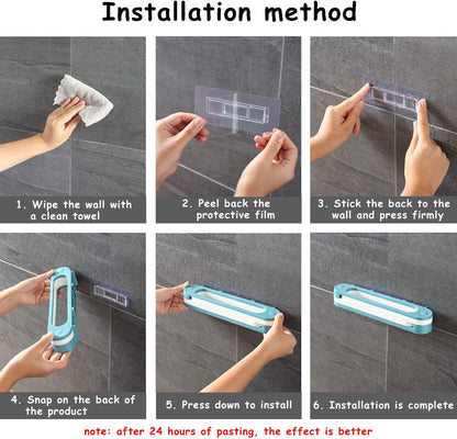 3-in-1 Wall Mounted Slipper Rack (G)