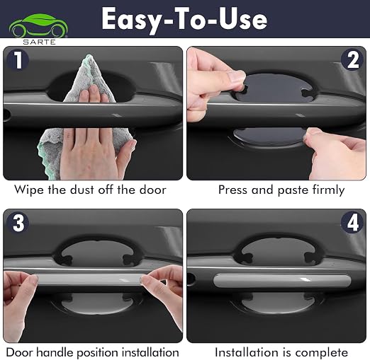 Car Door Handle Protector - Transparent Guard