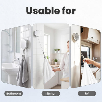Stainless Steel Towel Clip Holder (G)