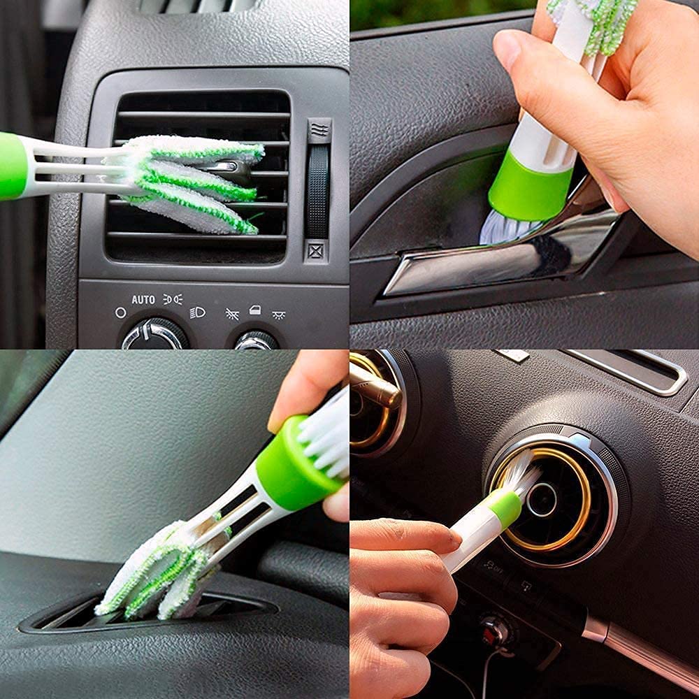 Multipurpose Microfiber Double-Sided Cleaning Brush