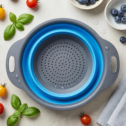 Silicone Kitchen Strainer Basket Easy Washing Solution