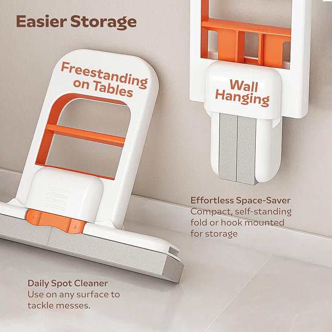 Self-Squeeze Foldable Mini Sponge Mop For Quick Cleaning (G)