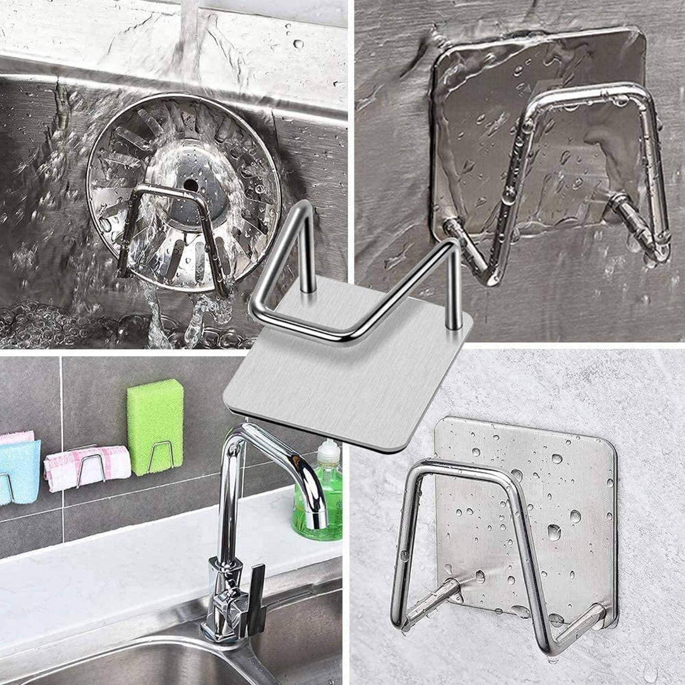 Rustproof Stainless Steel Sink Sponge Holder