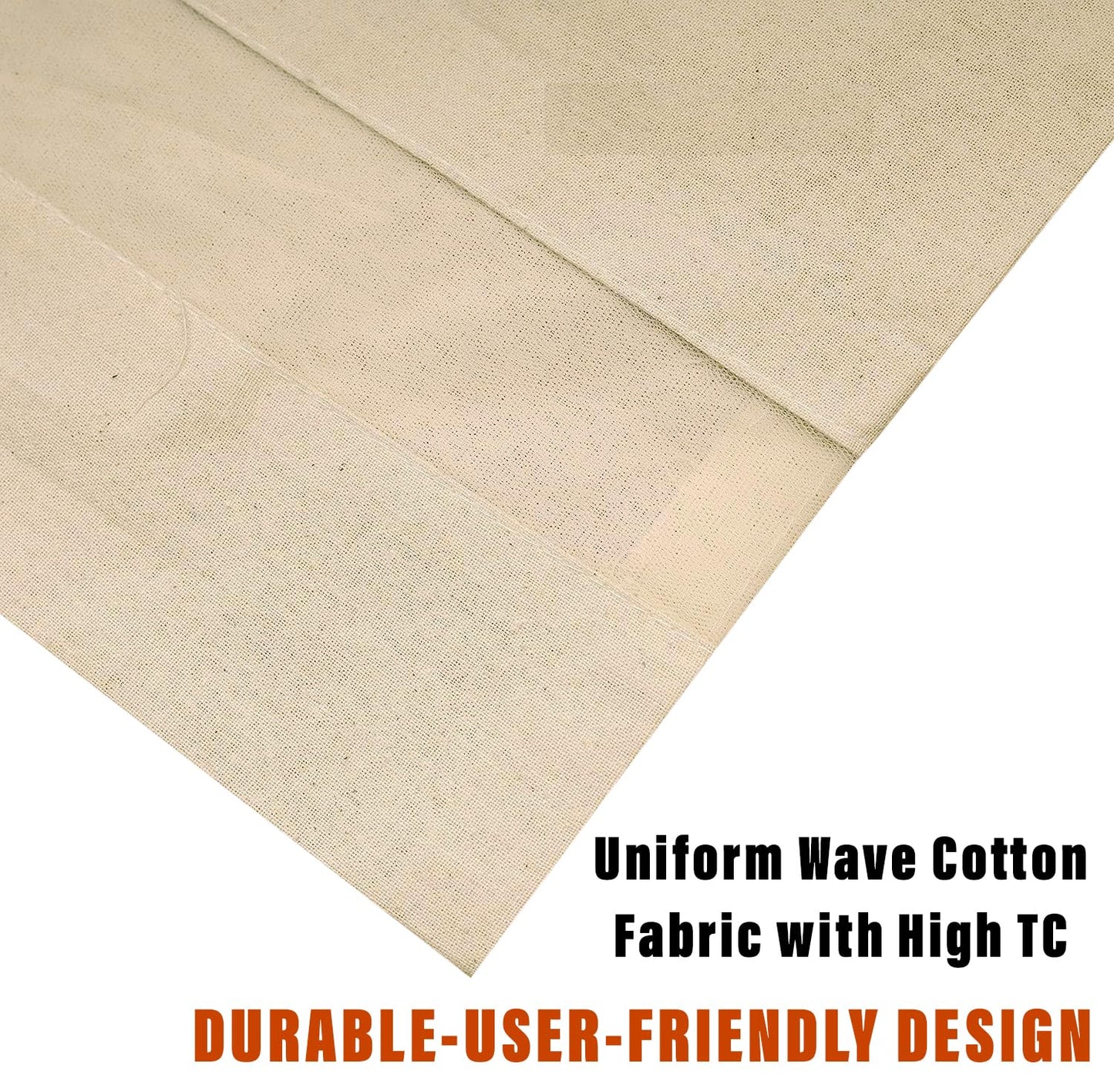 Cotton Saree Storage Cover with Mesh Window & Zip Closure