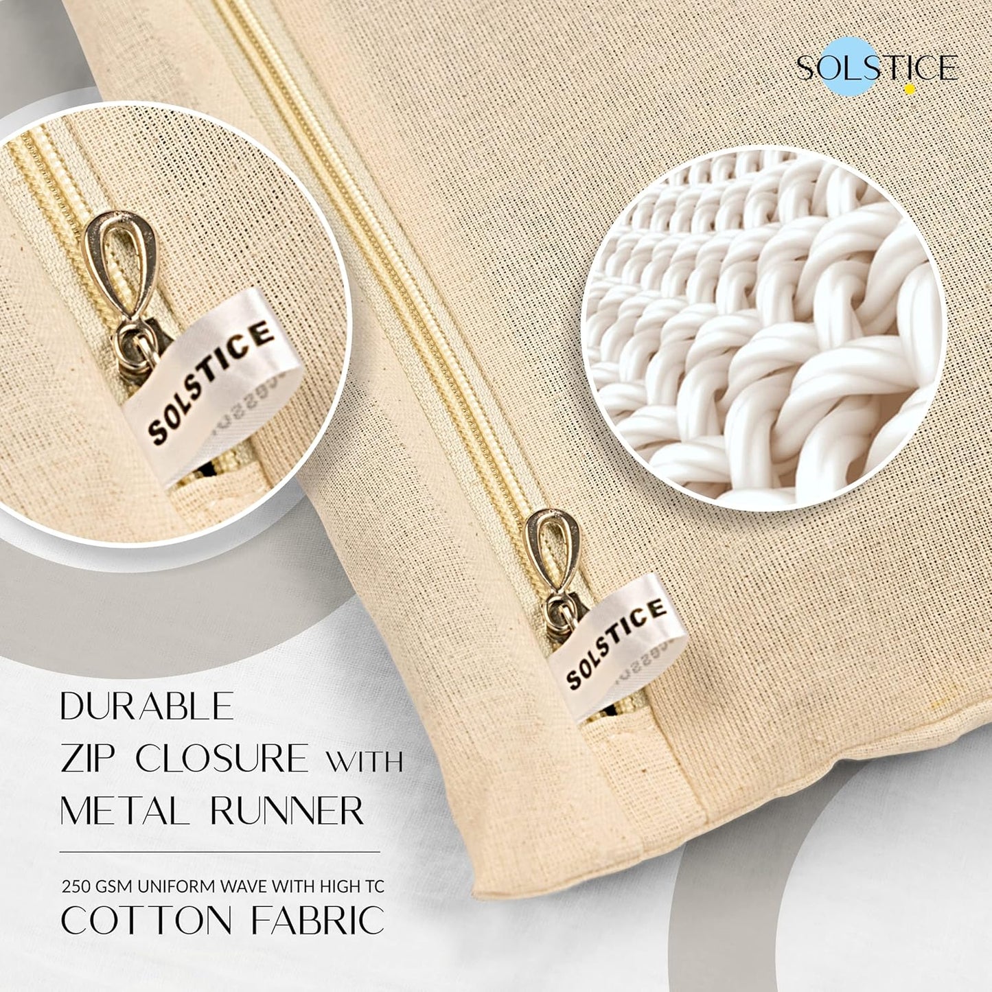 Cotton Saree Storage Cover with Mesh Window & Zip Closure