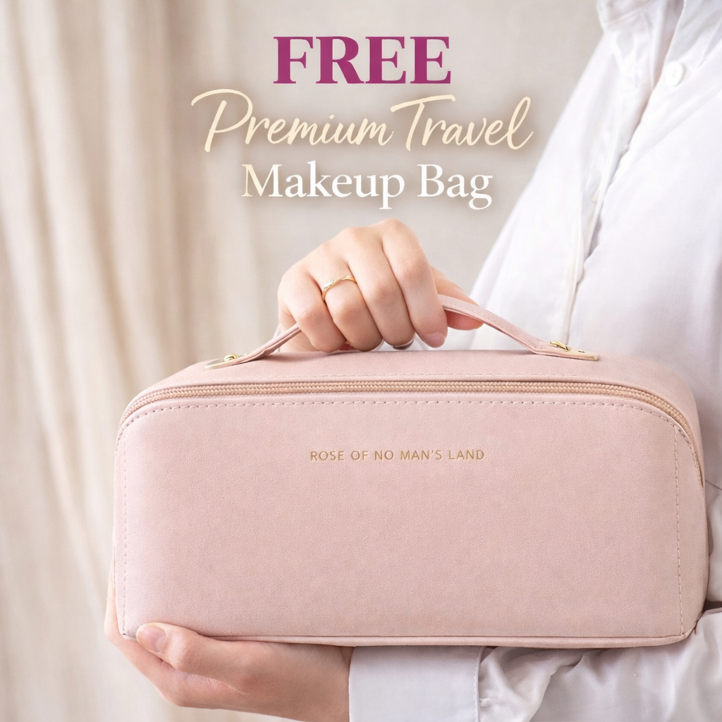 2 in 1 Rechargeable Hair Straightener + Comb [FREE Premium Makeup Bag]