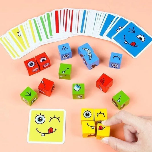 Emoji Cube Face Change Game