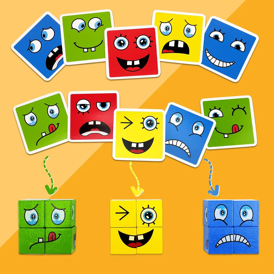 Emoji Cube Face Change Game