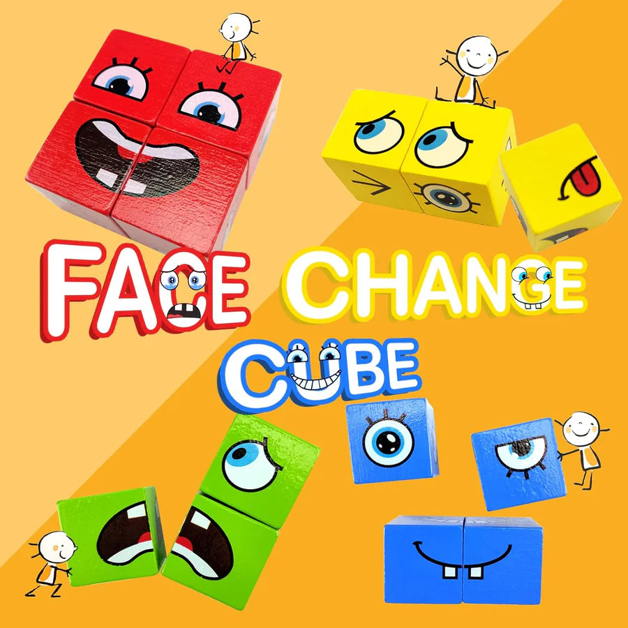 Emoji Cube Face Change Game