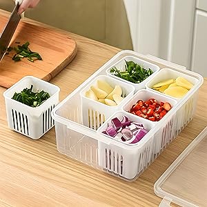 6 Grid Storage Container