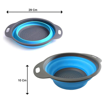 Silicone Kitchen Strainer Basket Easy Washing Solution