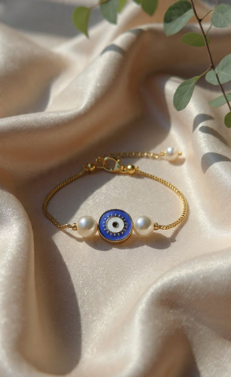 Guardian Pearl Evil Eye Bracelet [Limited Stock]